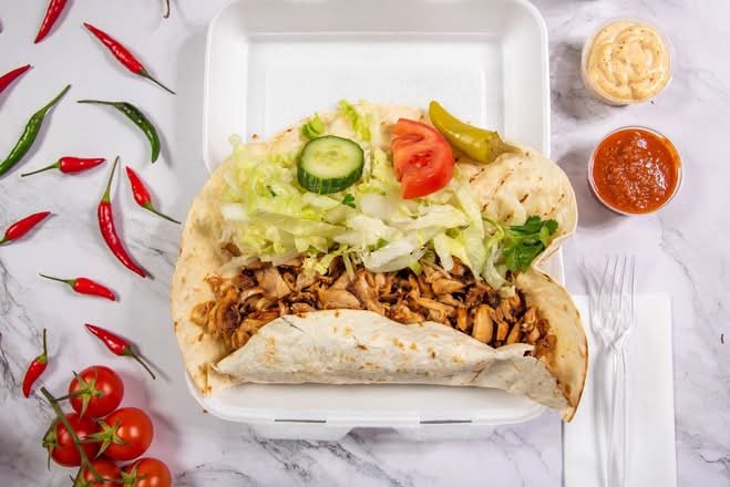 Chicken Doner Wrap