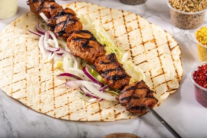 Lamb Shish Wrap