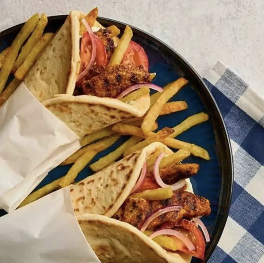 Gyros wrap chicken